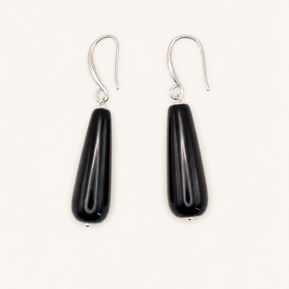 Obsidian Earrings