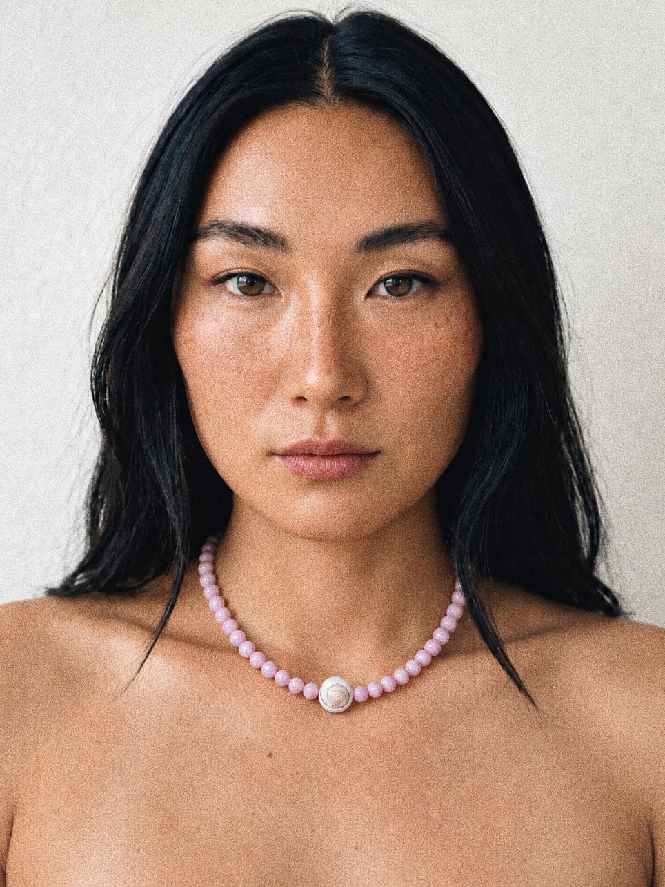 Blush Spiral Necklcae