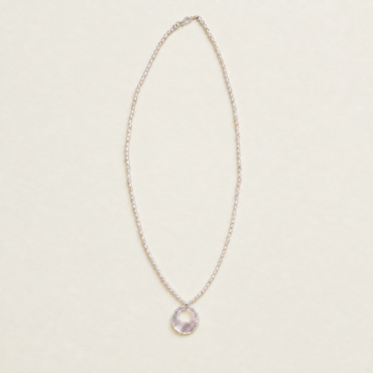 Halo Pearl necklace
