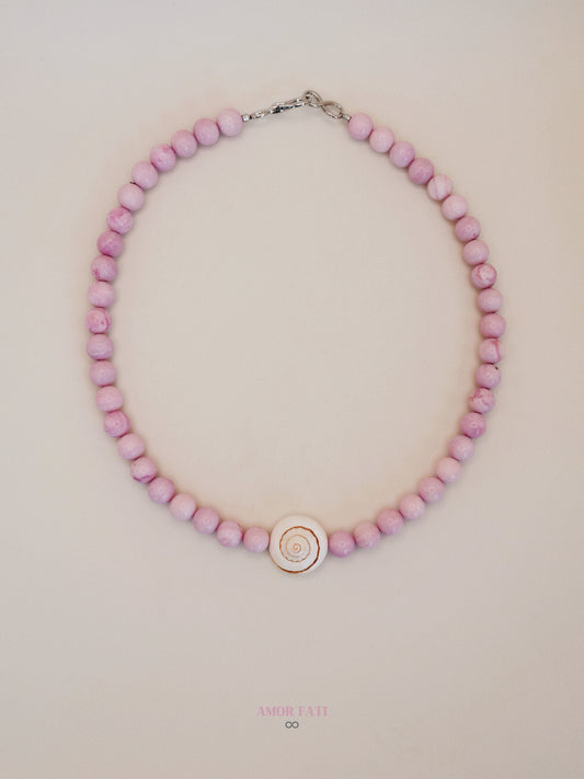 Blush Spiral Choker